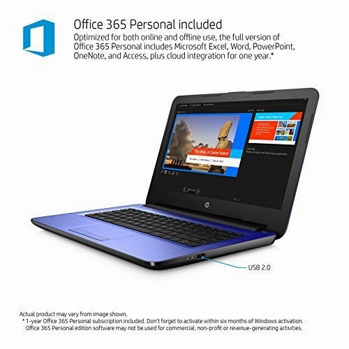 2018 Hp 14" Flagship Laptop Pc - Intel Dual Core Up To 2.48Ghz, 4Gb Ram, 32Gb Emmc, Free 1-Yr