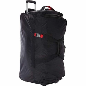 A.Saks 31" Expandable Ballistic Nylon Trolley Duffel Bag in Black
