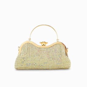 AB Golden Bridal Clutch P24302