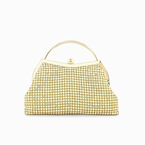 AB Golden Bridal Clutch P24304
