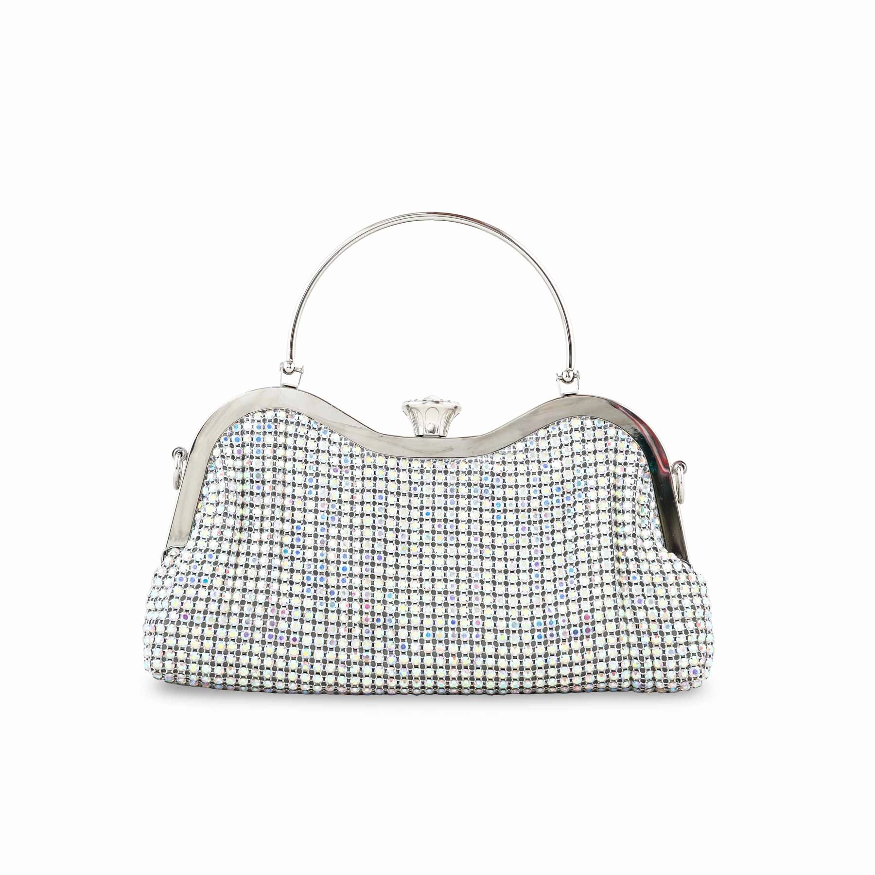 AB Silver Bridal Clutch P24300