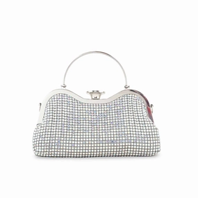 AB Silver Bridal Clutch P24302