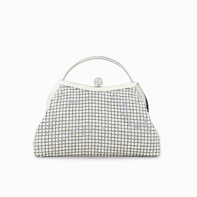 AB Silver Bridal Clutch P24306