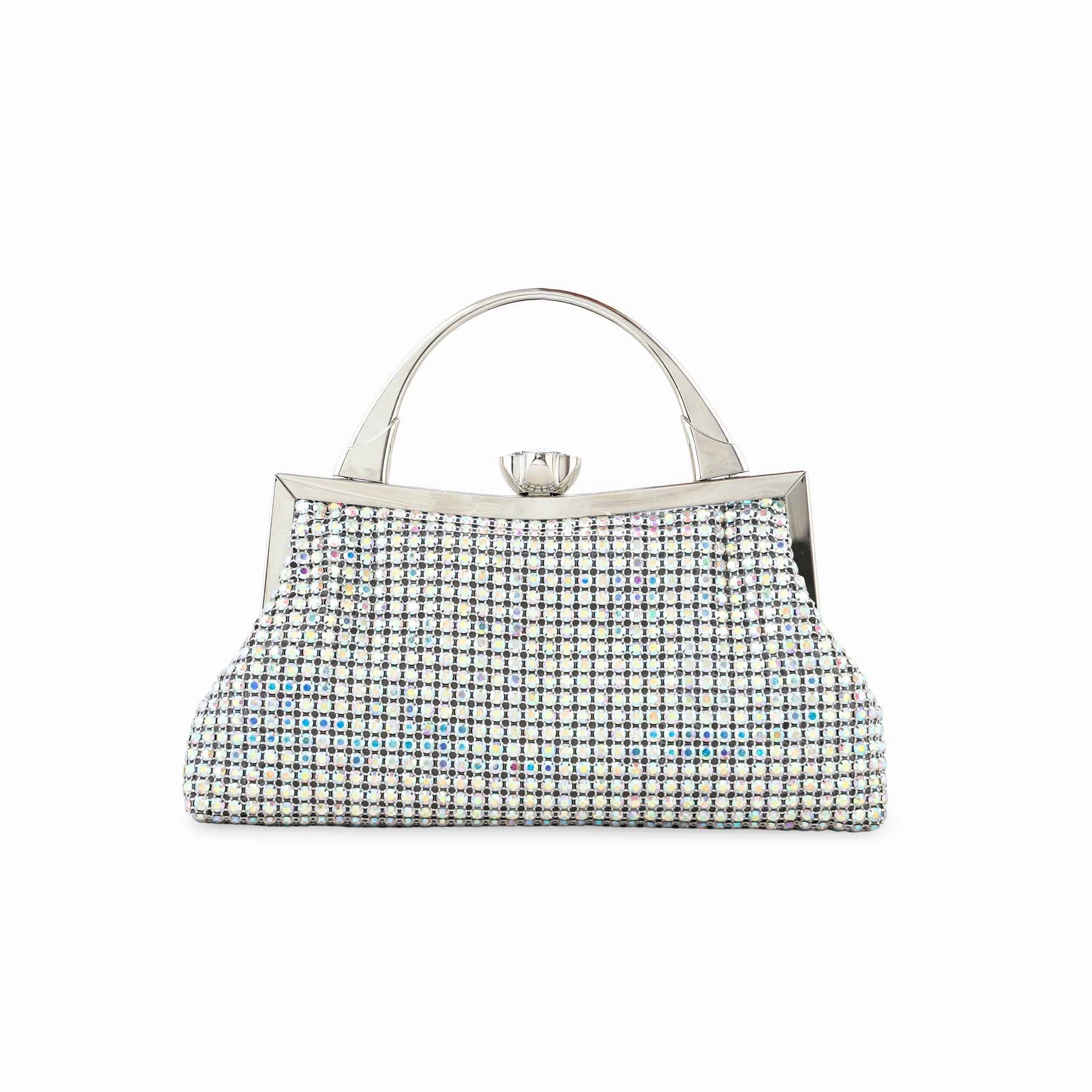 AB Silver Bridal Clutch P24308