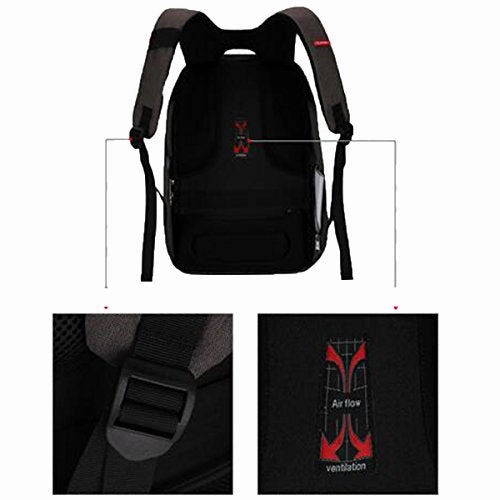 ABage Anti-theft Backpack Travel College Student School Backpack Fits 15.6 inch Laptop, Blue
