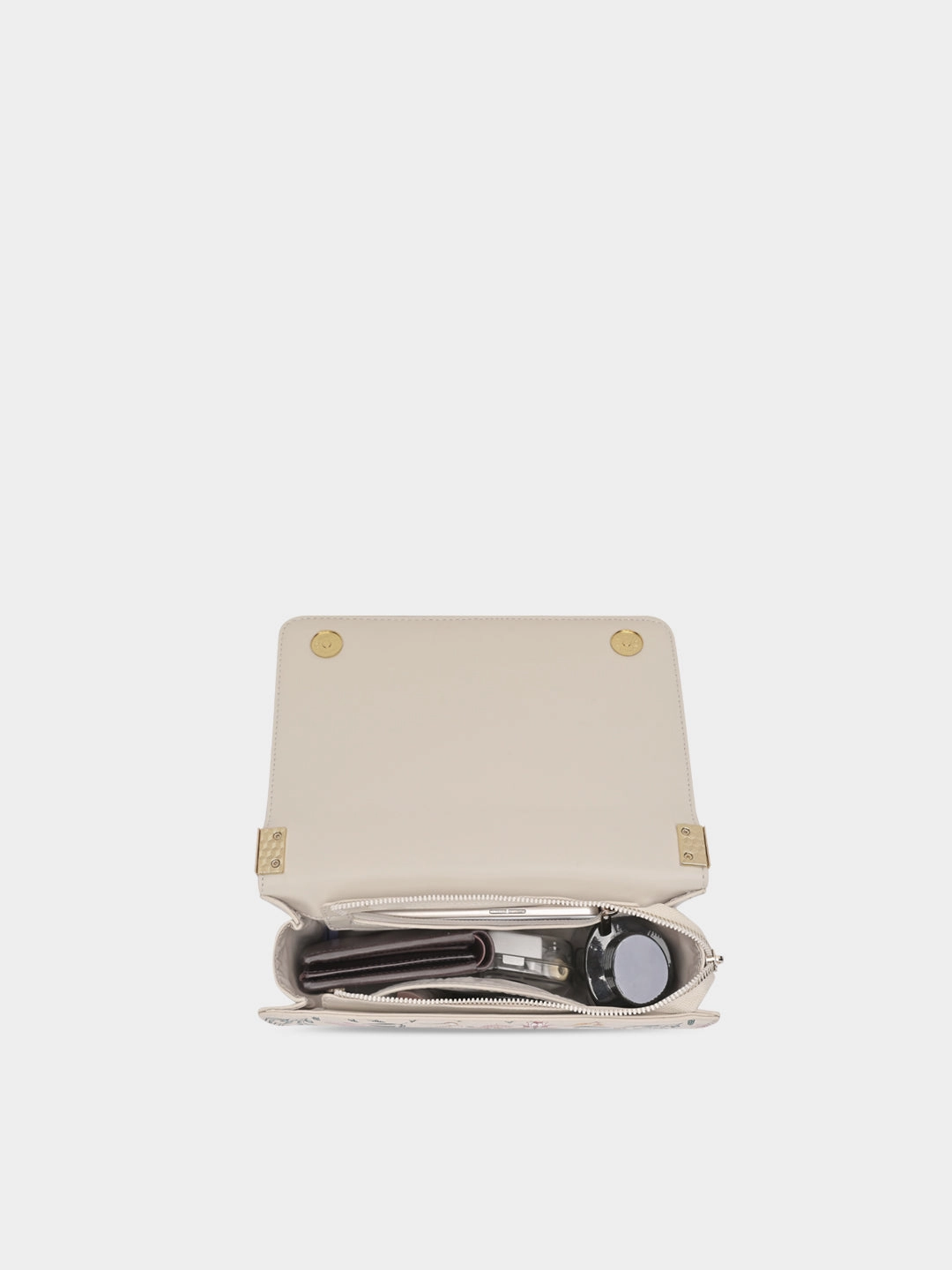 Abutilon Print Flap Sling Bag