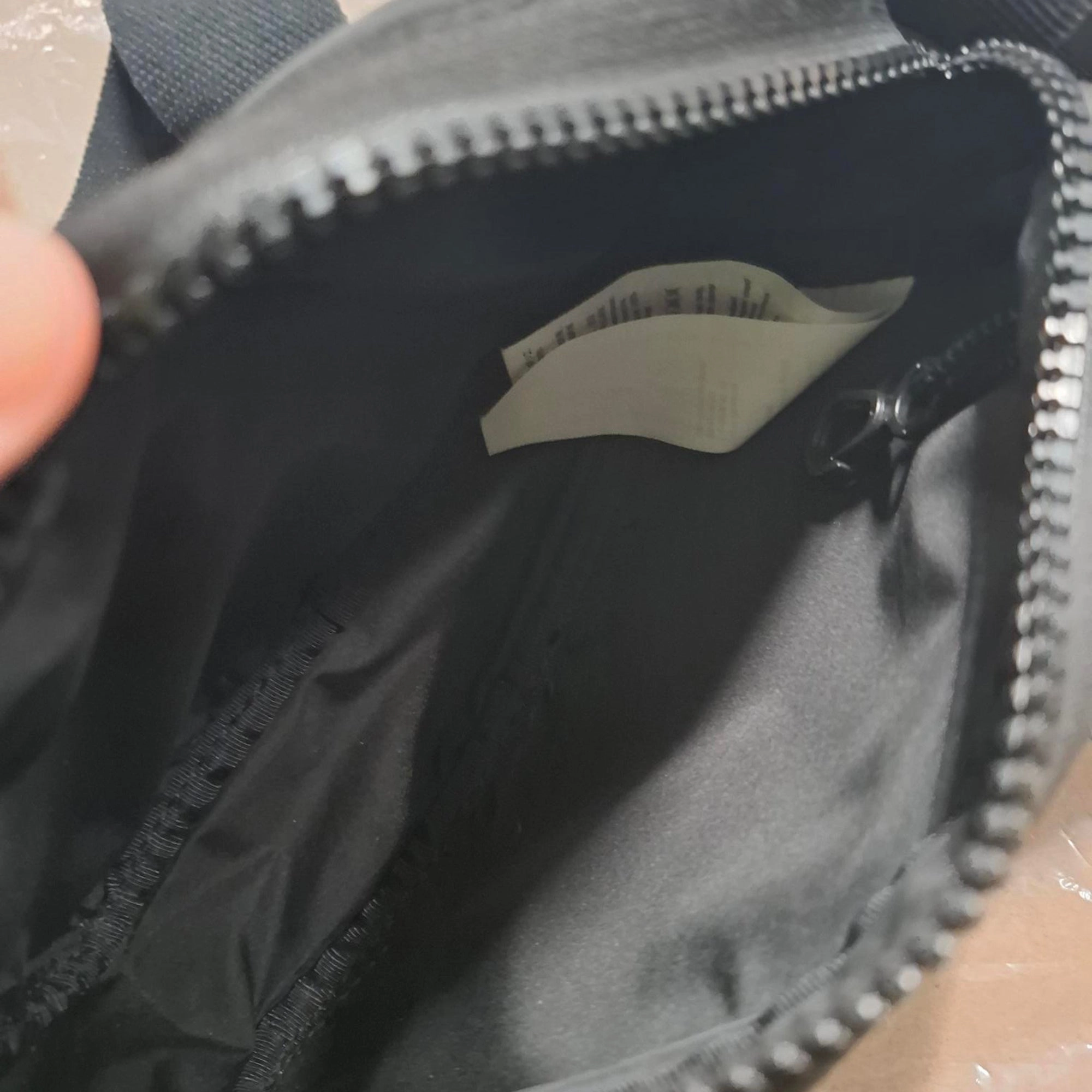 Acne Studios Akila Crossbody Face Bag in Black Nylon