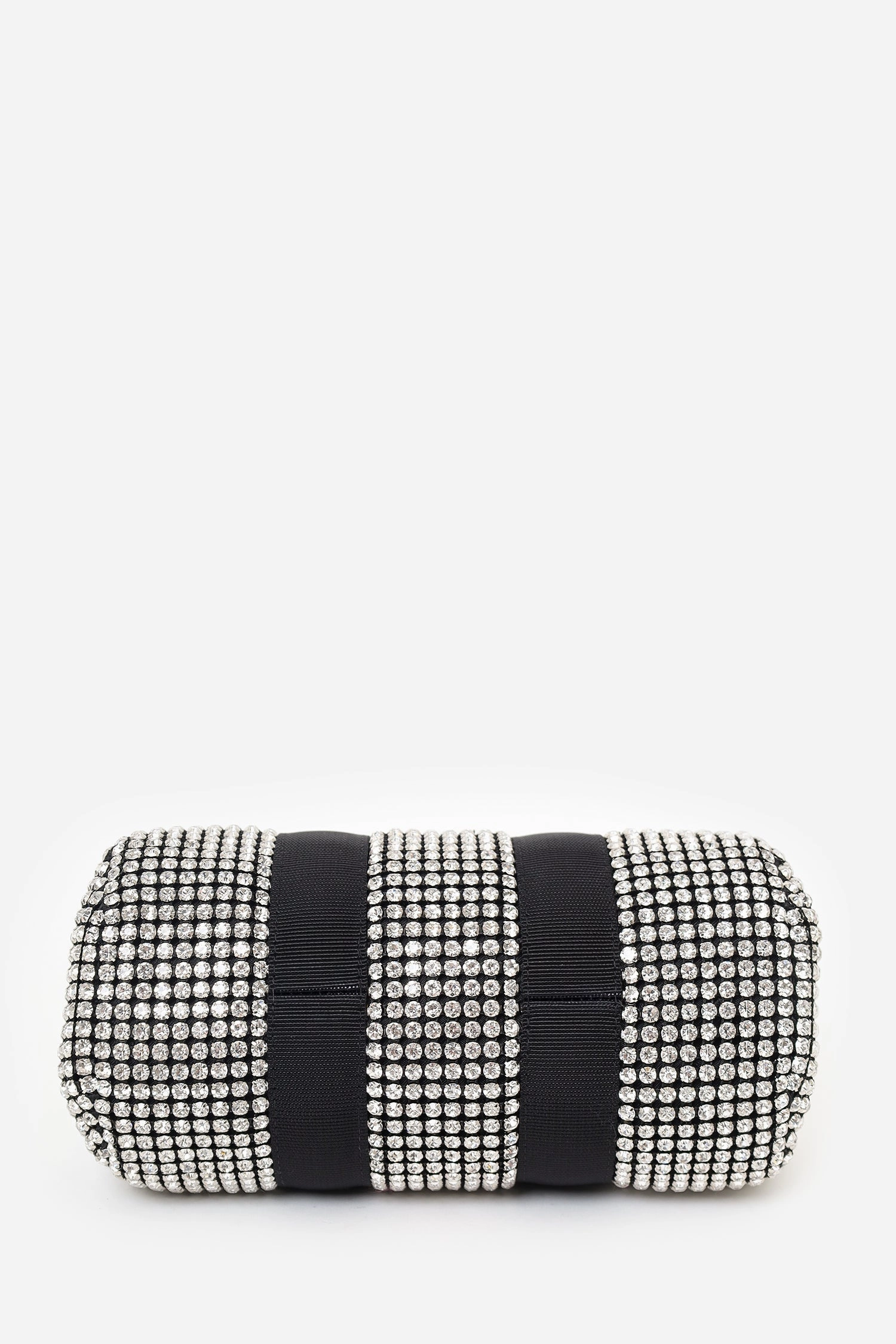 Alexander Wang Black/White Mini Cruiser Crystal Duffle Bag