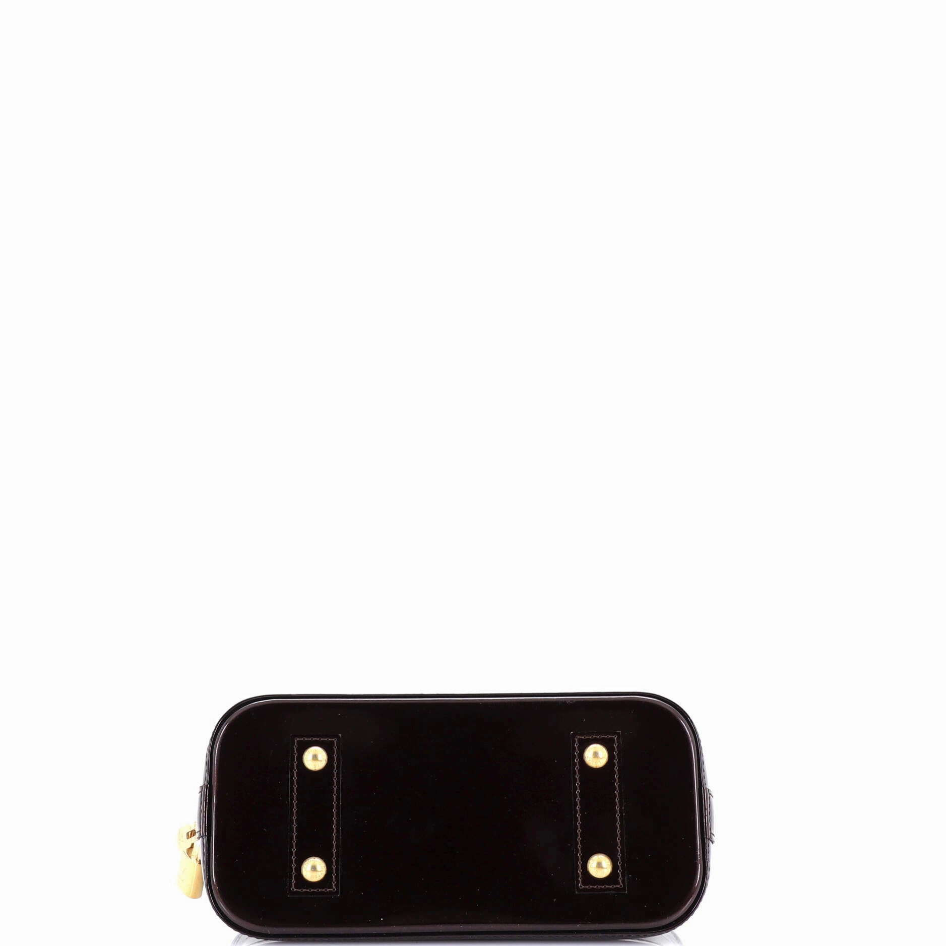 Alma Handbag Limited Edition Monogram Vernis Rayures BB