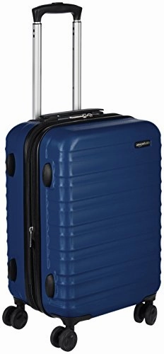 Amazonbasics Hardside Spinner Luggage - 24-Inch, Navy Blue