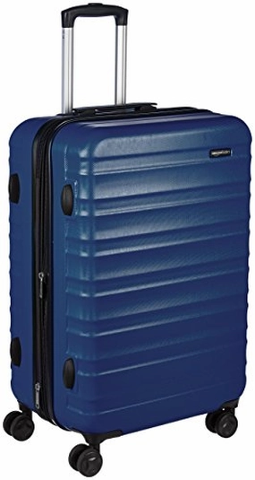 Amazonbasics Hardside Spinner Luggage - 24-Inch, Navy Blue