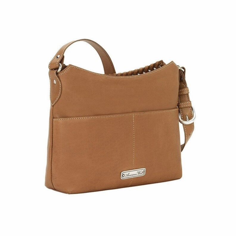 American West Western Handbag Harvest Moon Shoulder Tan 6315181 - 11 x 9 x 3