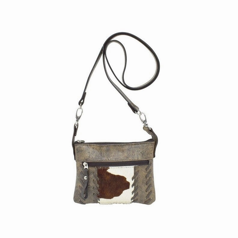American West Western Handbag Pendleton Crossbody Charcoal 4383884 - 8 x 6 x 1