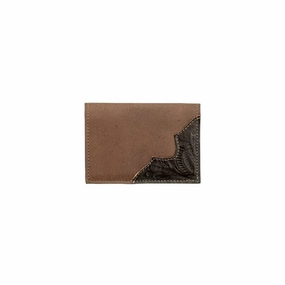 American West Western Wallet Passport Holder Dark Brown 1285900 - 5 x 3.5