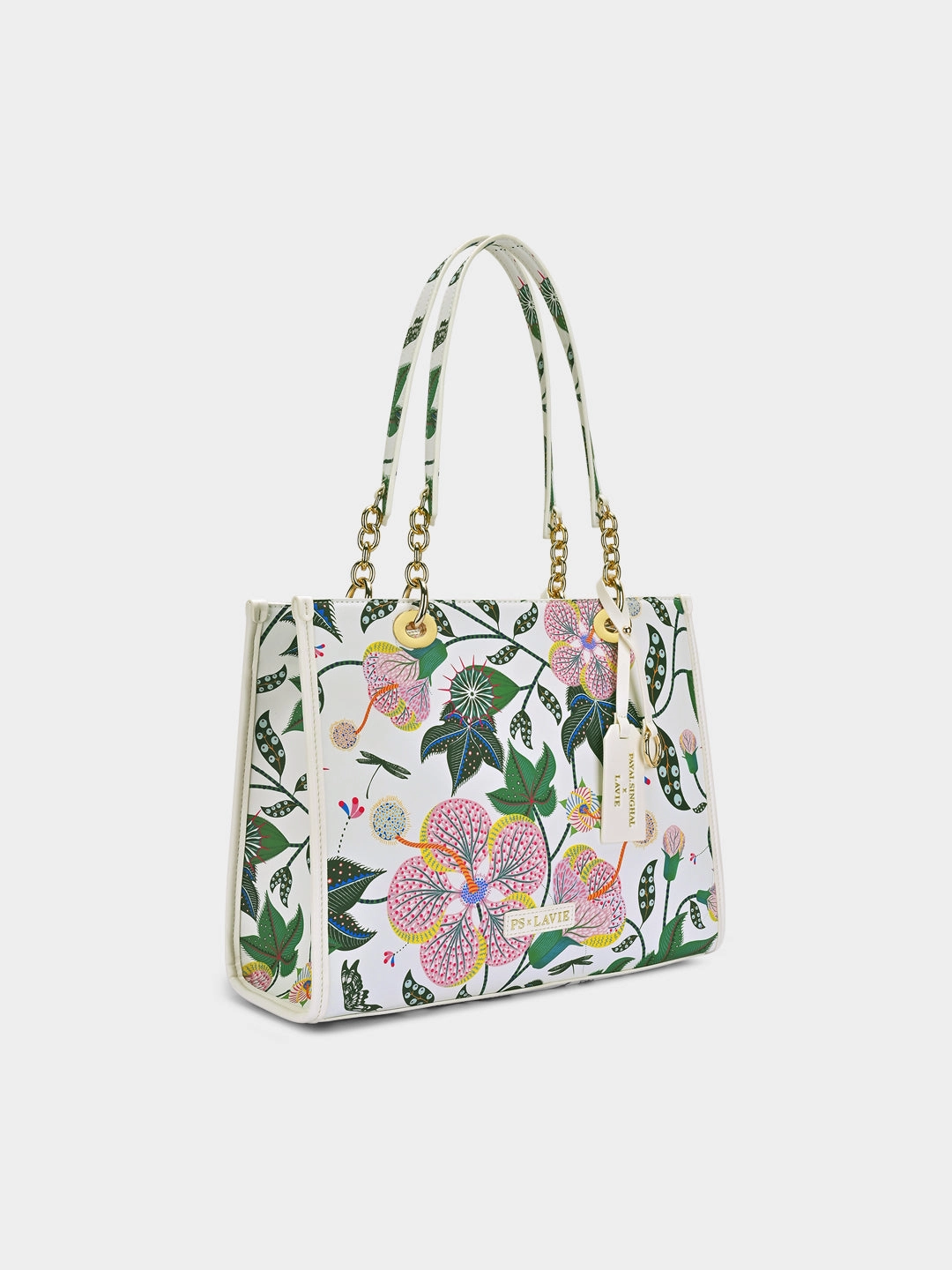Anar Mor Print Large Box Tote Bag