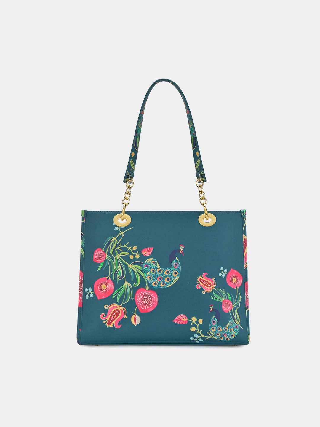 Anar Mor Print Large Box Tote Bag