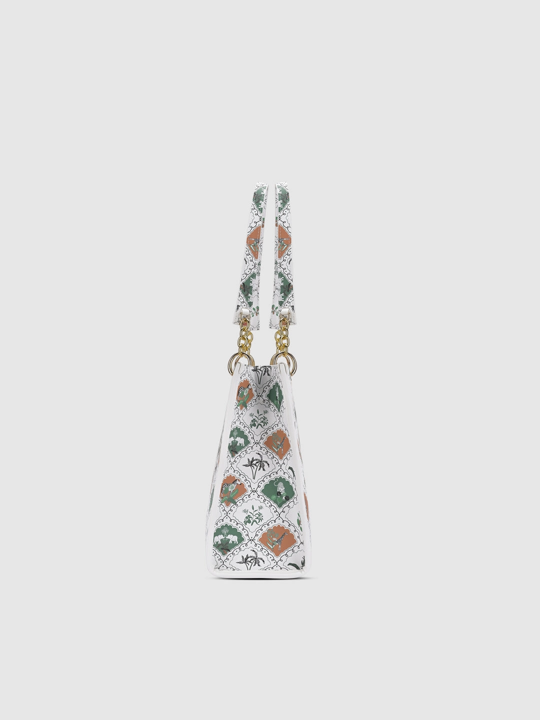 Anar Mor Print Large Box Tote Bag