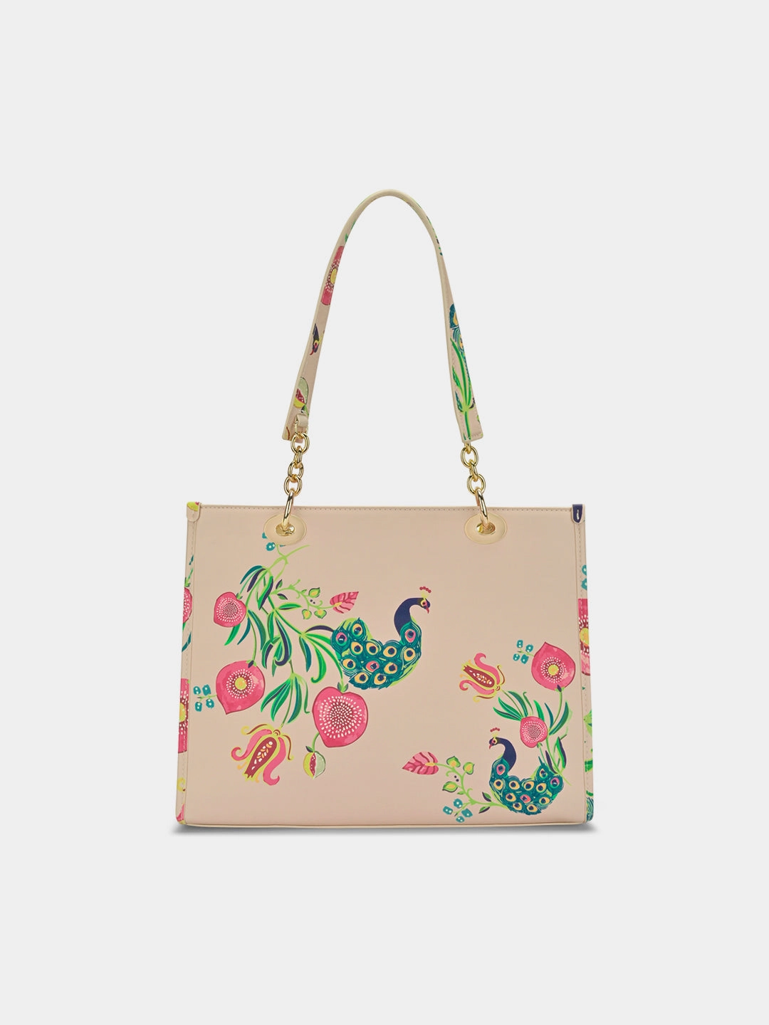 Anar Mor Print Large Box Tote Bag