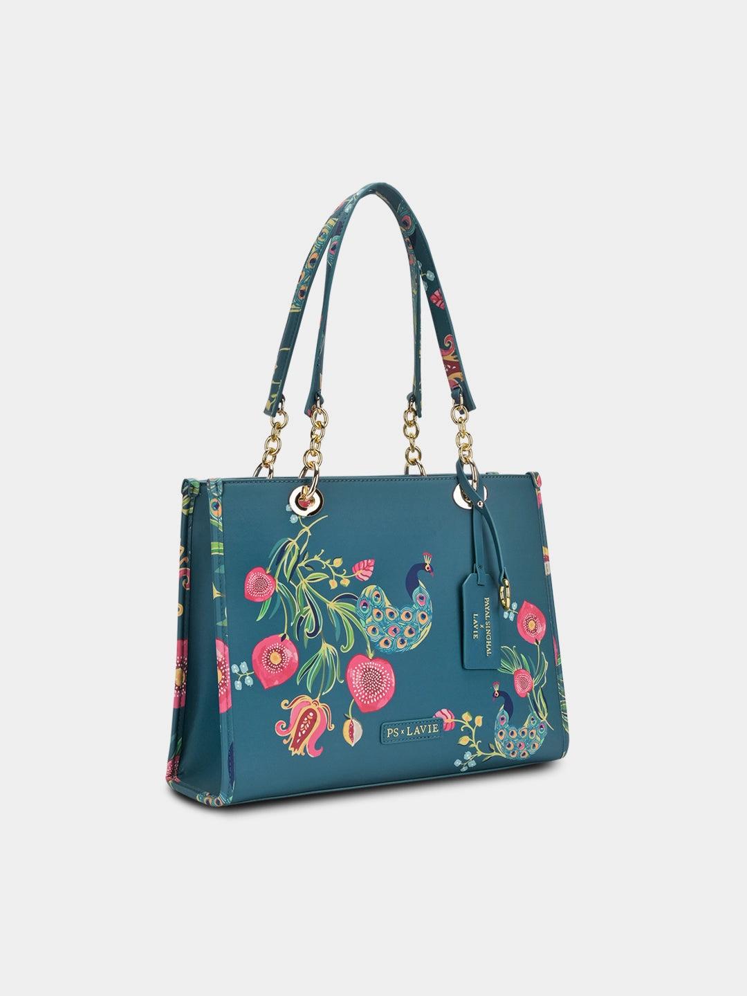 Anar Mor Print Large Box Tote Bag