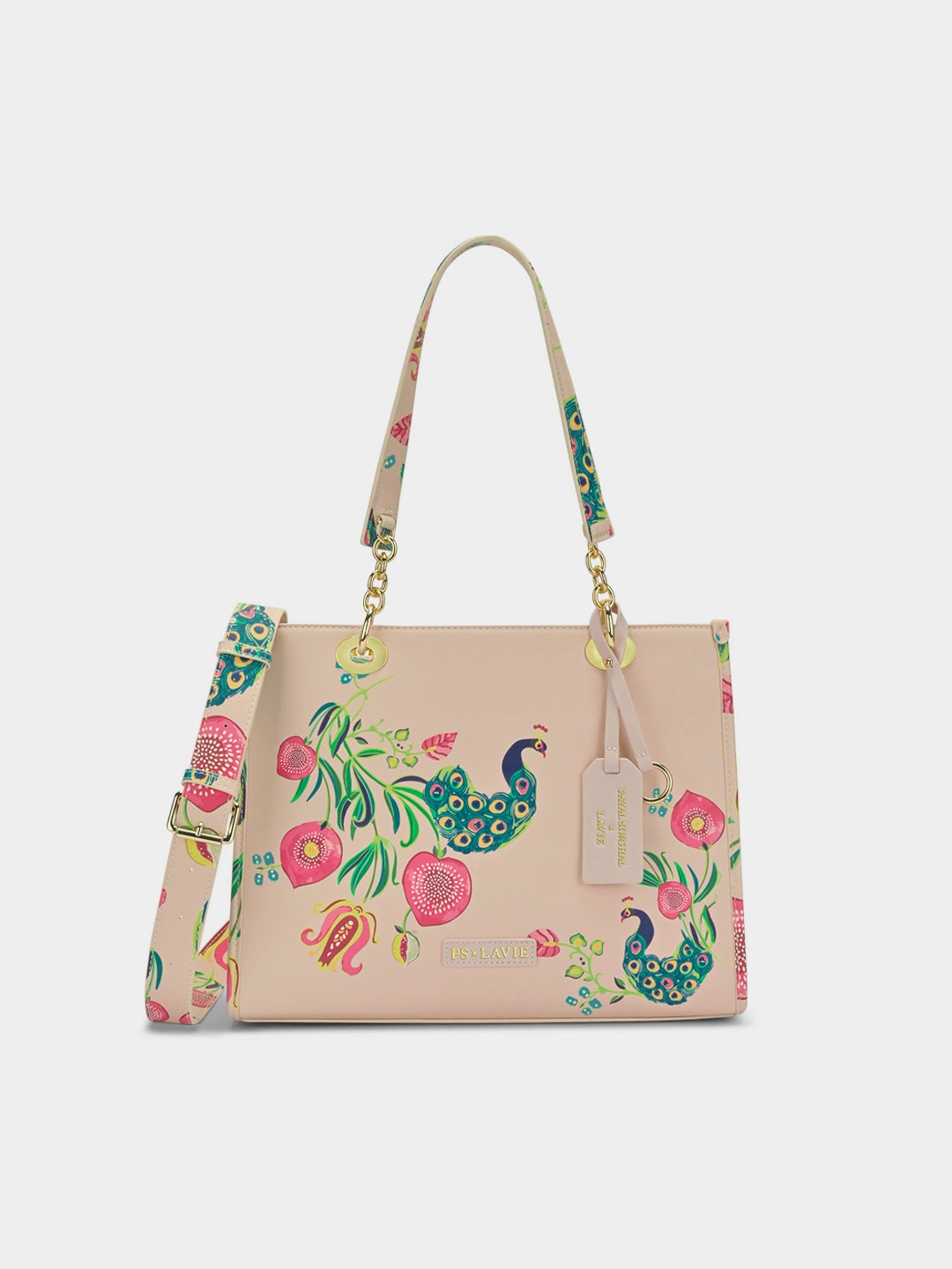 Anar Mor Print Large Box Tote Bag