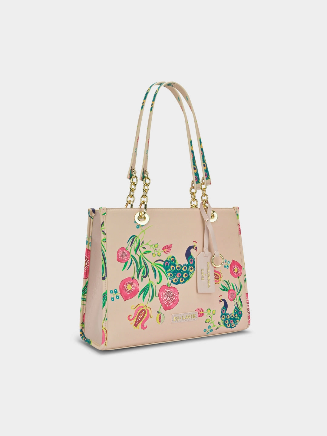 Anar Mor Print Large Box Tote Bag