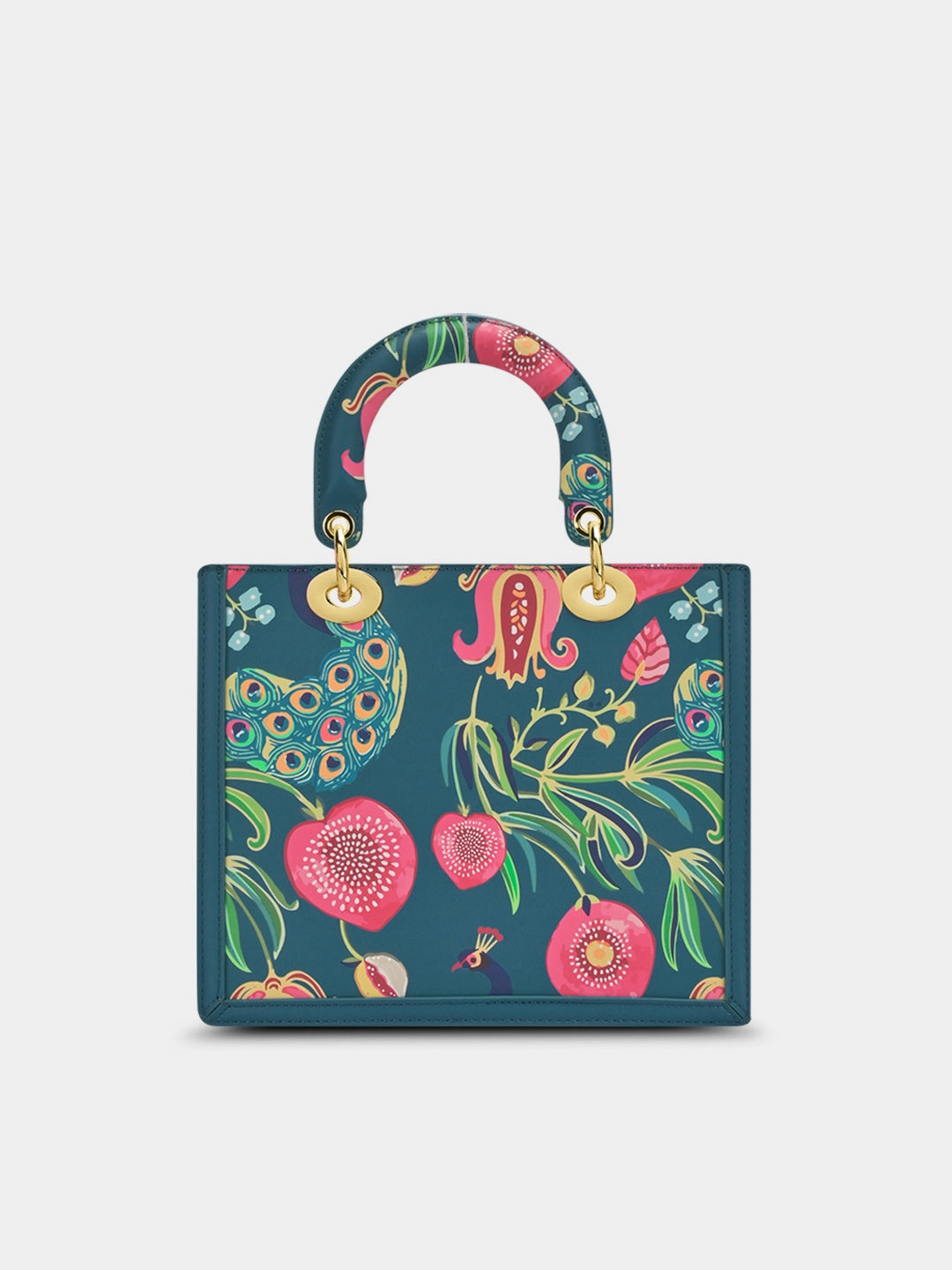 Anar Mor Print Small Box Satchel Bag