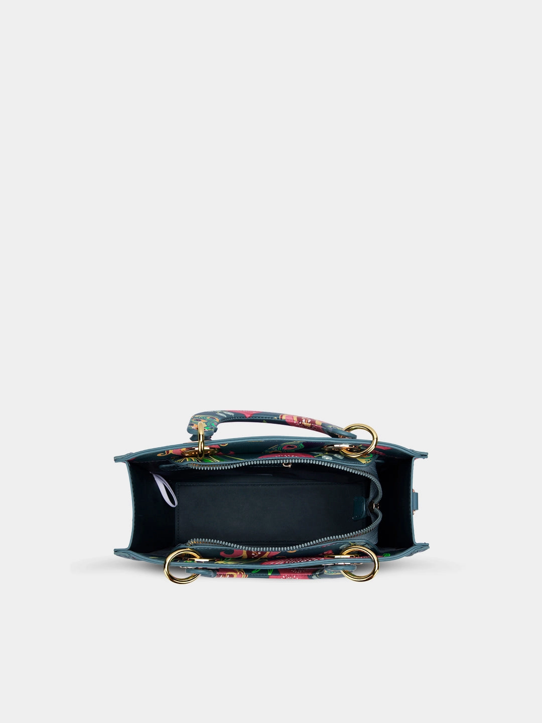 Anar Mor Print Small Box Satchel Bag