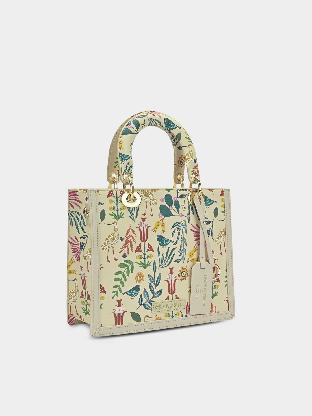 Anar Mor Print Small Box Satchel Bag