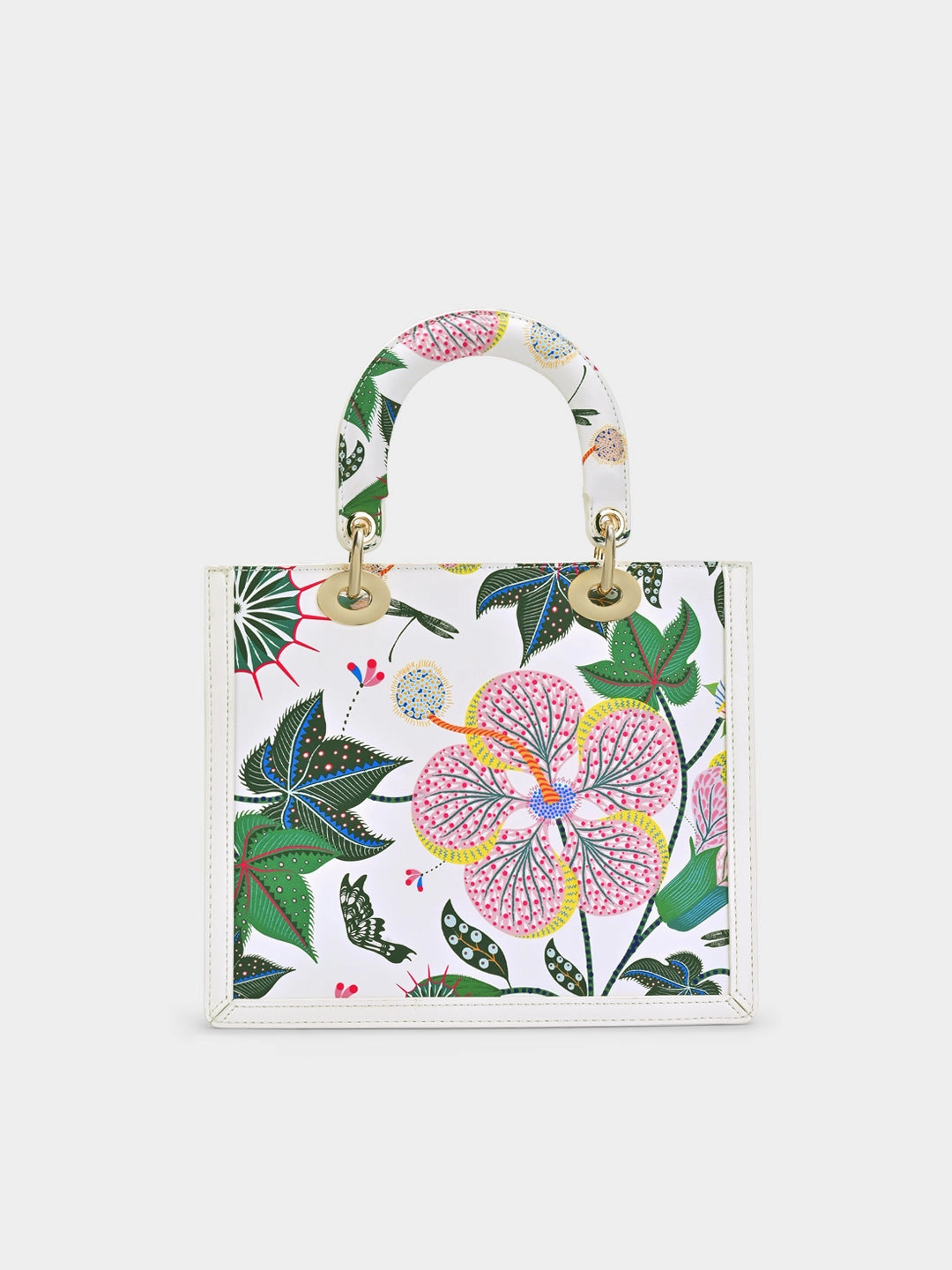 Anar Mor Print Small Box Satchel Bag