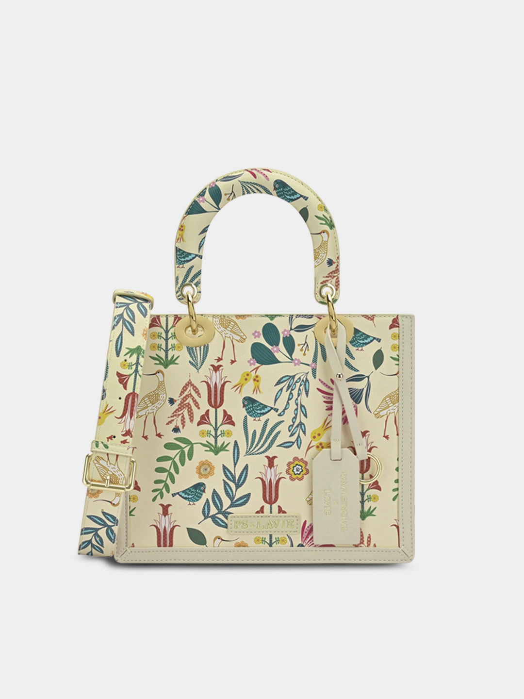 Anar Mor Print Small Box Satchel Bag