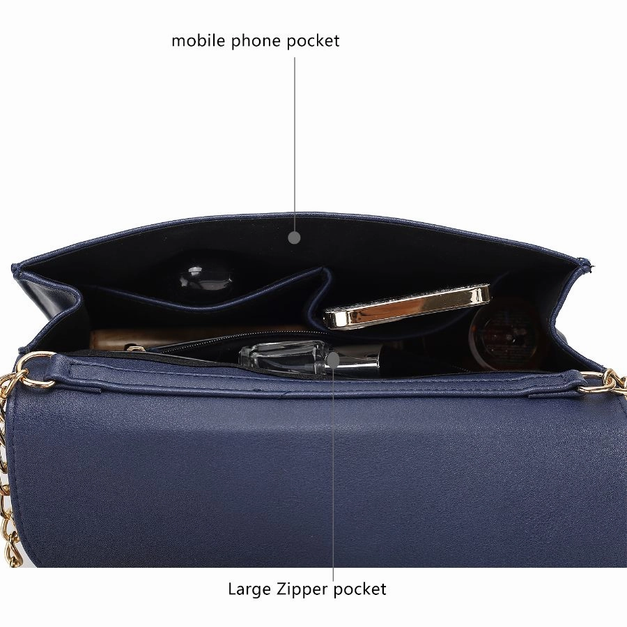 Andra Vegan Leather Womens Crossbody Bag