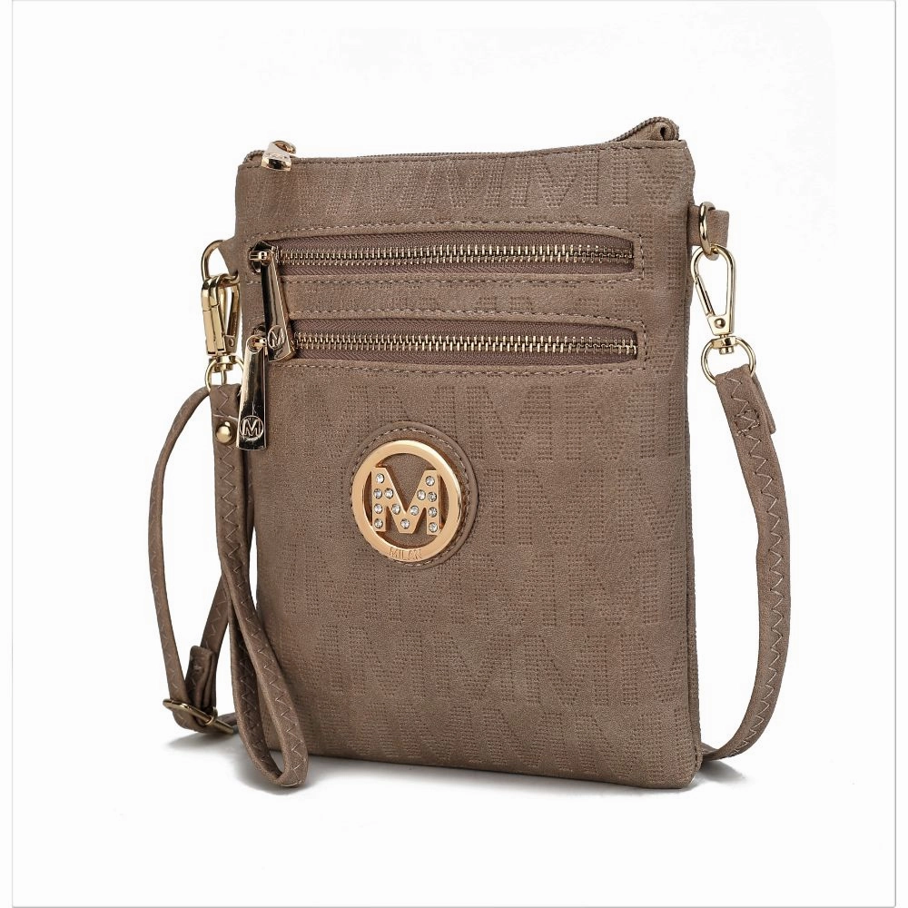 Andrea Milan M Signature Crossbody Handbag