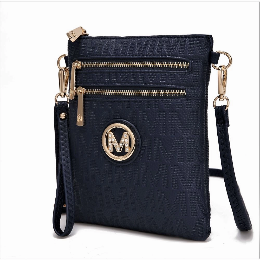 Andrea Milan M Signature Crossbody Handbag