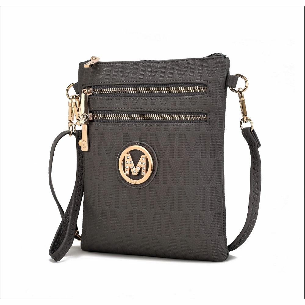Andrea Milan M Signature Crossbody Handbag
