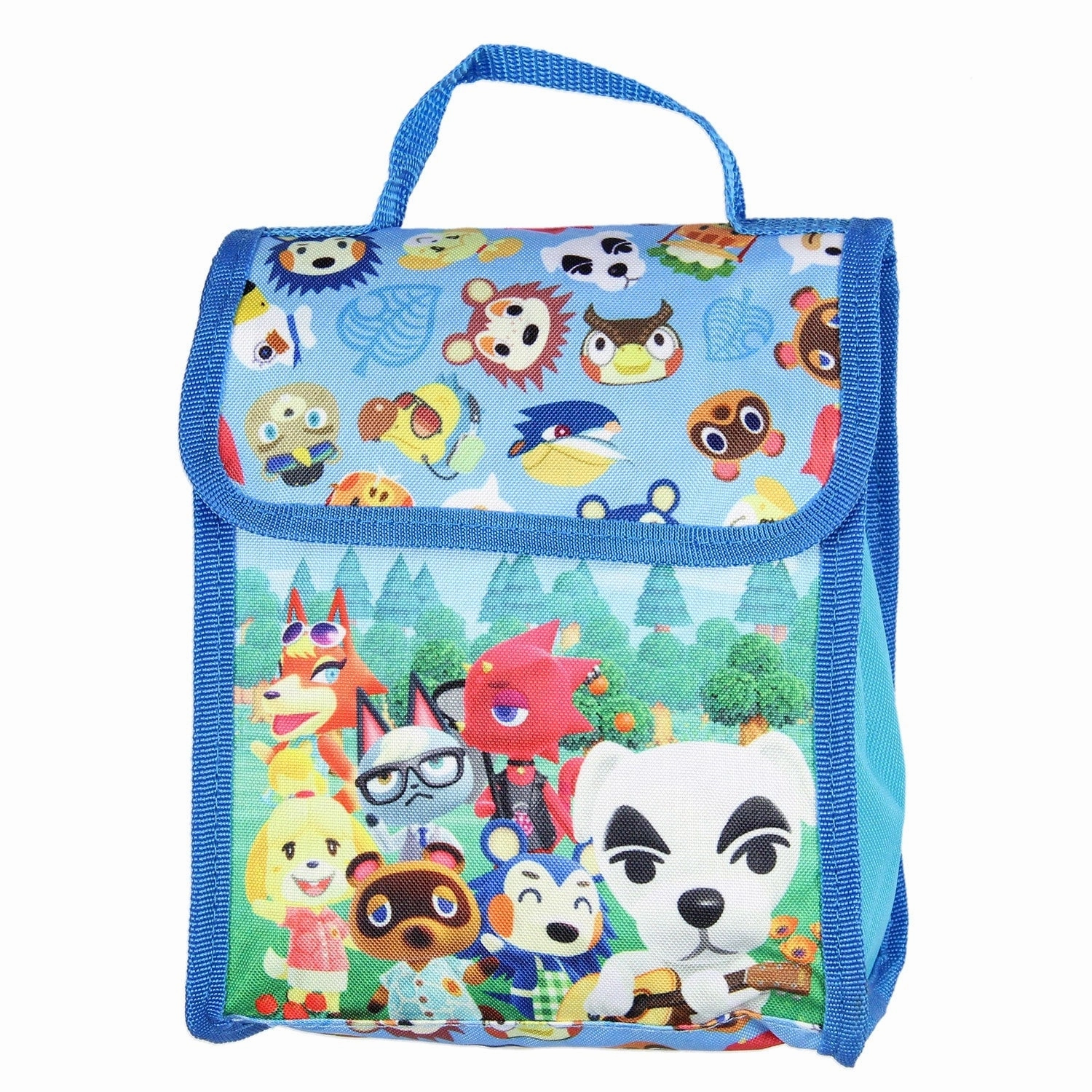 Animal Crossing Character Print Backpack 5 pc Set Lunch Tote Keychain - One Size