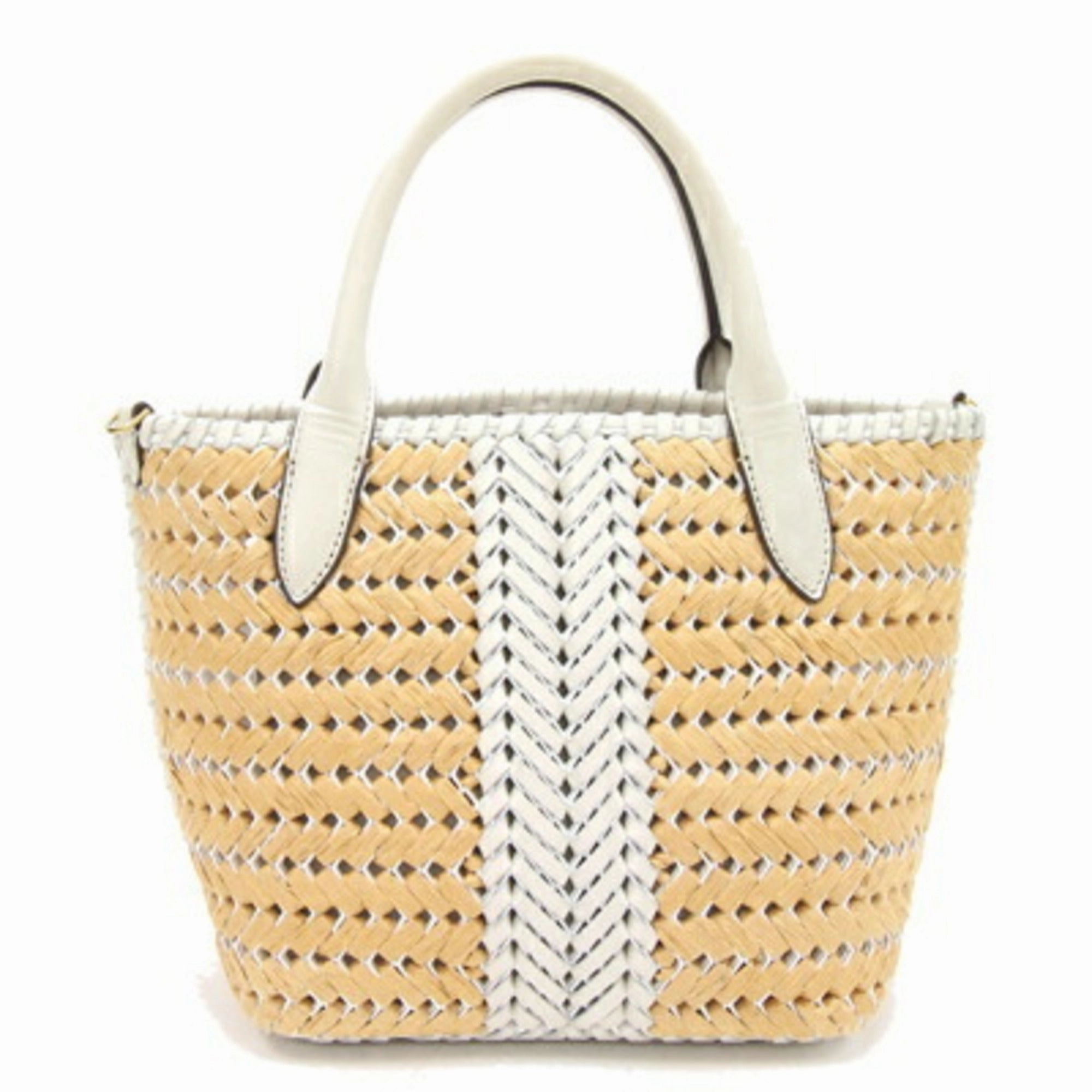 Anya Hindmarch  Straw Leather Handbag (Pre-Owned)
