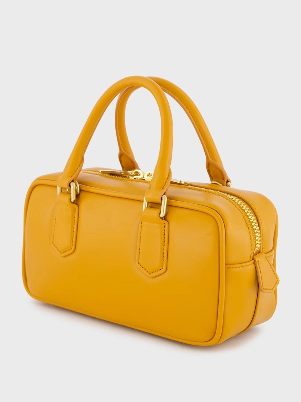 Arcadie Yellow Leather Bag