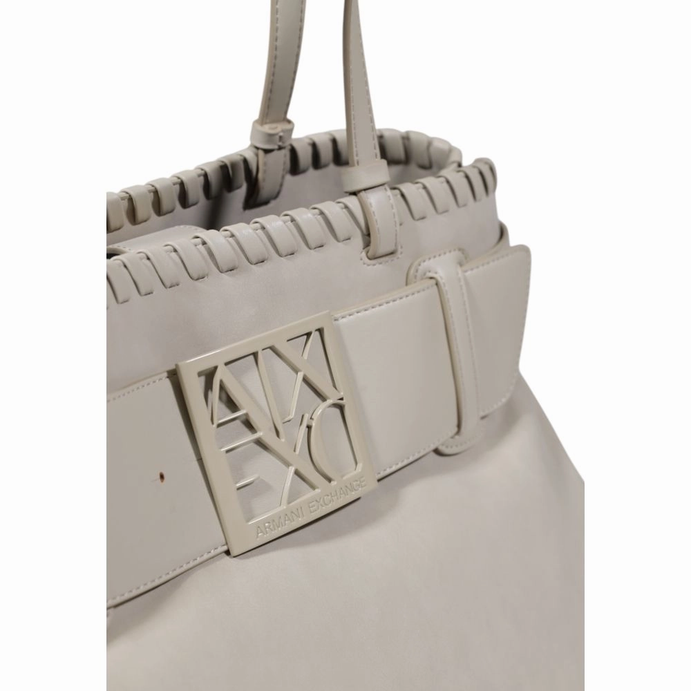 Armani Exchange Beige Polyester Handbag