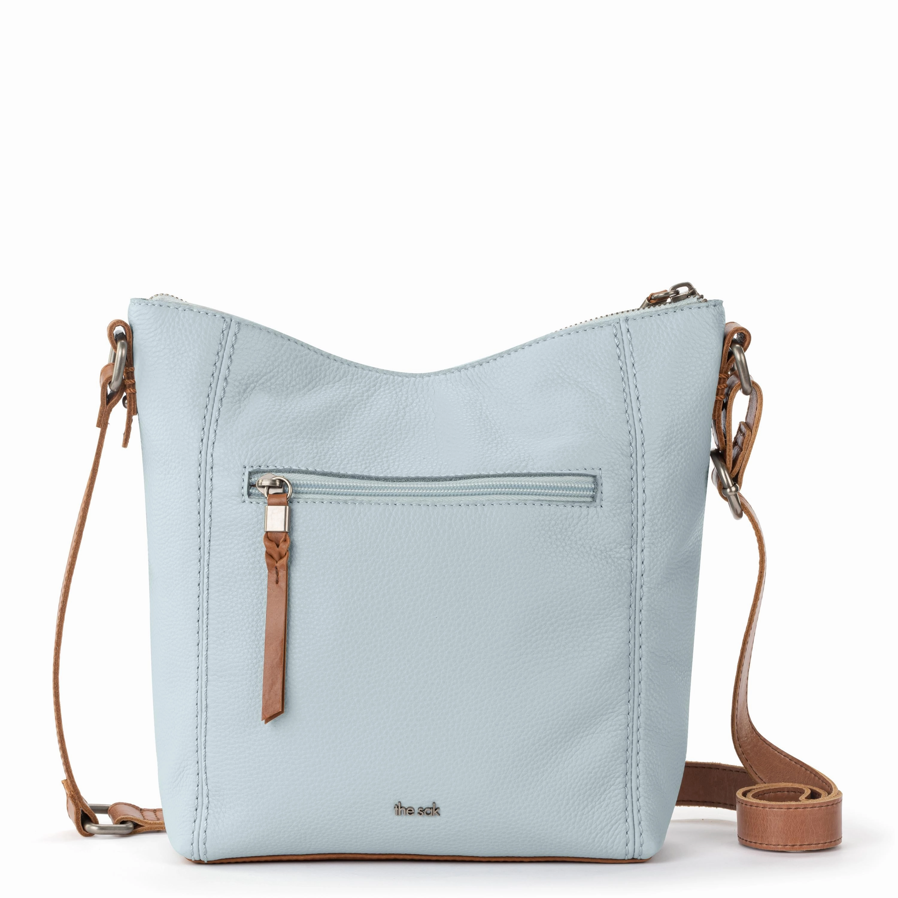 Ashland Crossbody - Leather - Ice Blue