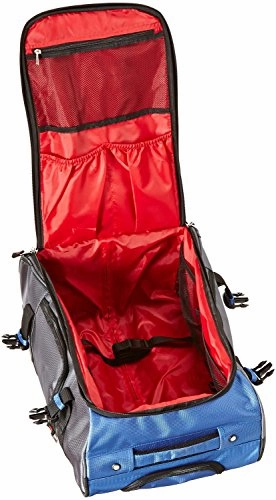 Athalon Luggage 21 Inch Hybrid Travelers Bag (One Size, Sea Blue/Black)