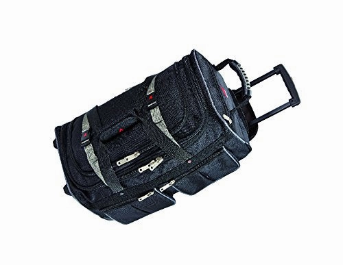 Athalon Luggage 22 Inch 15-Pocket Duffel, Red, One Size