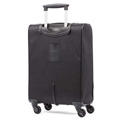 Atlantic Luggage Avion Lite 2 Piece Spinner Luggage Set, Black