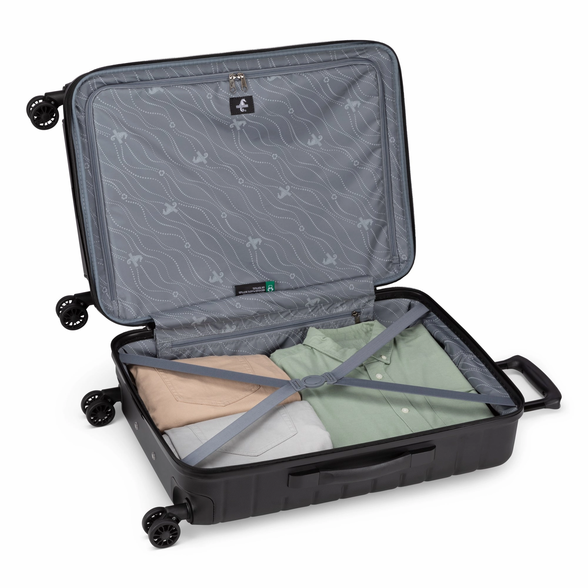 Atlantic Riptide Spinner Medium Expandable Luggage