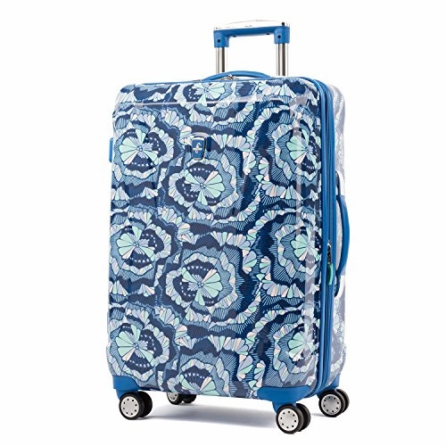 Atlantic Ultra Lite 4 Hardside 24 And 28-Inch Expandable Spinners, Travel Pillow (Surf Blue)
