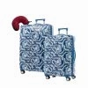 Atlantic Ultra Lite 4 Hardside 24 And 28-Inch Expandable Spinners, Travel Pillow (Surf Blue)