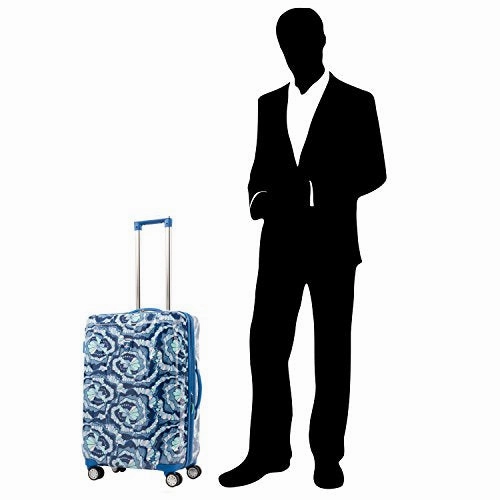 Atlantic Ultra Lite 4 Hardside 24 And 28-Inch Expandable Spinners, Travel Pillow (Surf Blue)