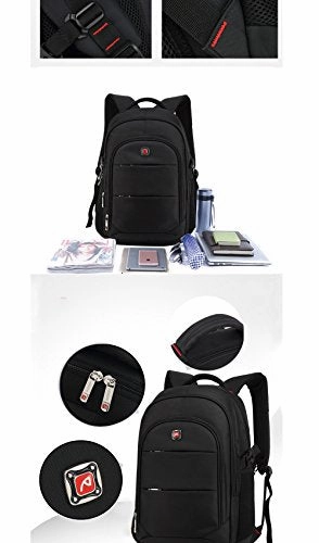 AUGUR Men& Women Laptop Backpack 15.6-17Inch Rucksack Travel Men Notebook Computer Bag 9015-2