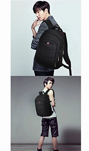 AUGUR Men& Women Laptop Backpack 15.6-17Inch Rucksack Travel Men Notebook Computer Bag 9015-2