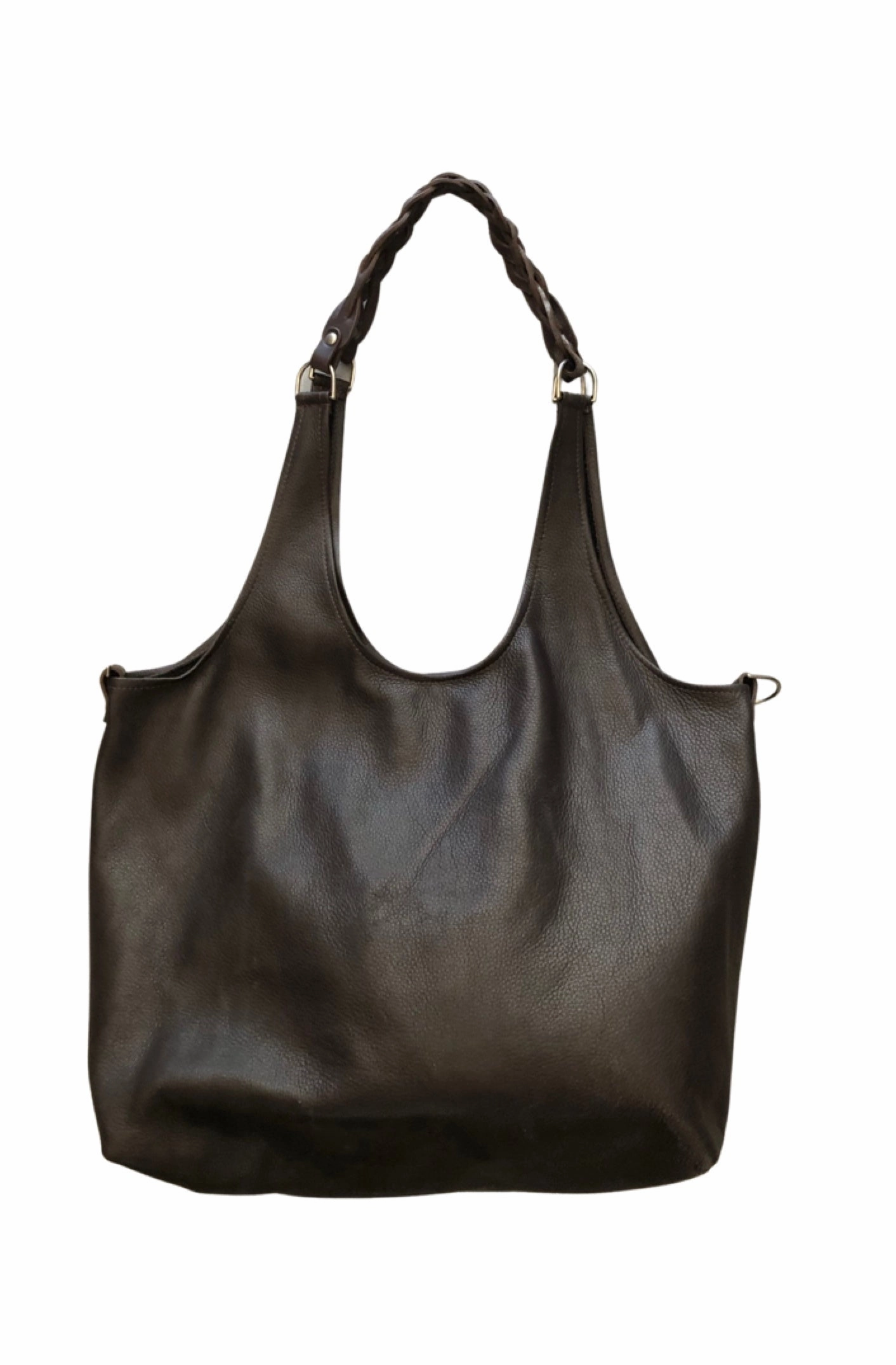 B34  braided handled tote