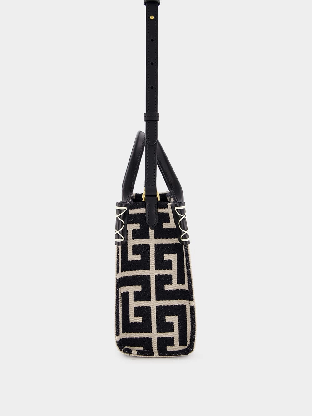 B-Army Monogrammed Jacquard Tote Bag